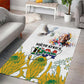 Afro South Africa Freedom Day Area Rug Nelson Mandela
