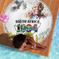 Afro South Africa Freedom Day Beach Blanket Nelson Mandela
