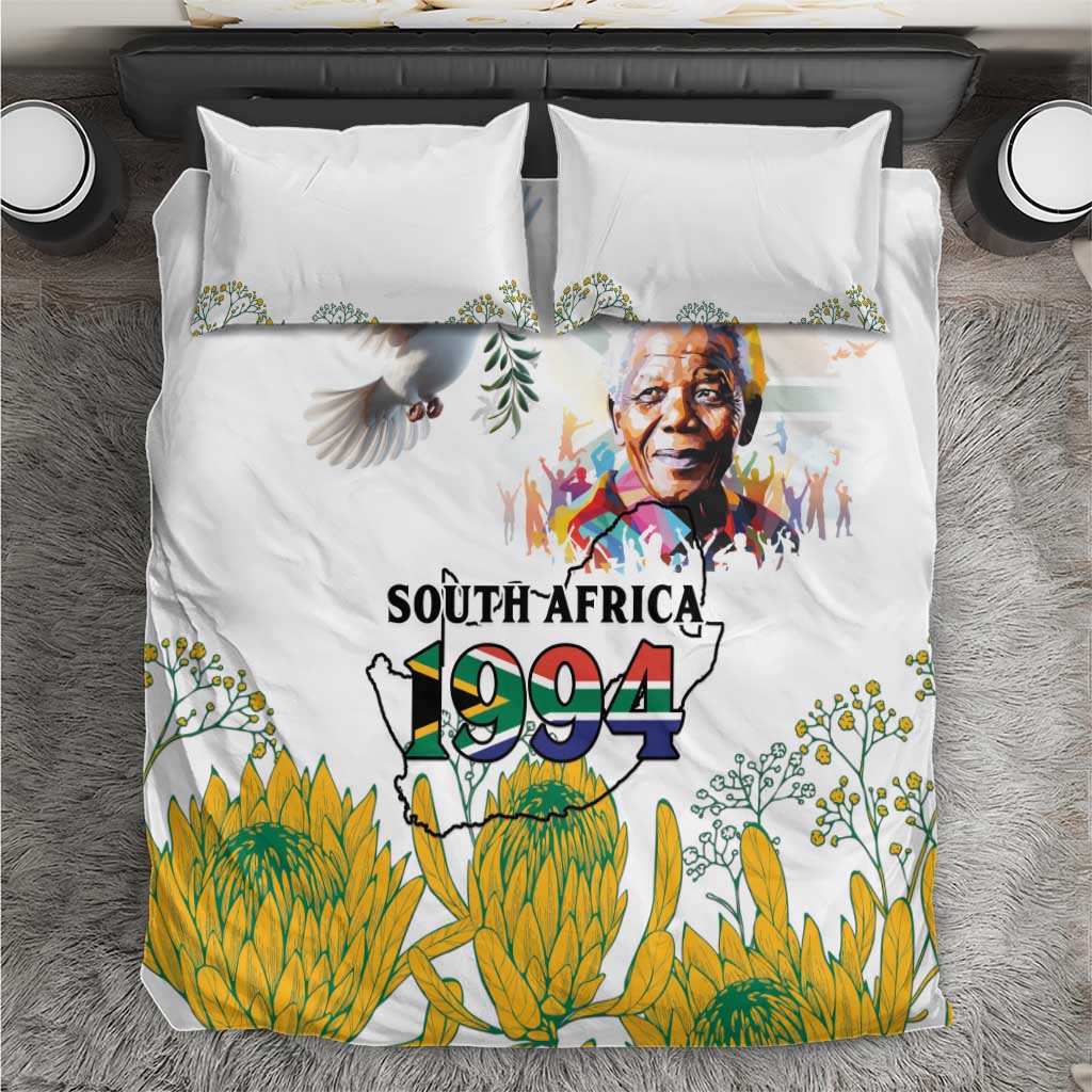 Afro South Africa Freedom Day Bedding Set Nelson Mandela