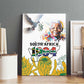 Afro South Africa Freedom Day Canvas Wall Art Nelson Mandela