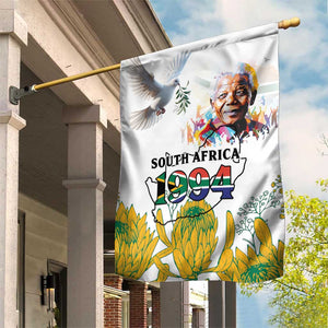 Afro South Africa Freedom Day Garden Flag Nelson Mandela