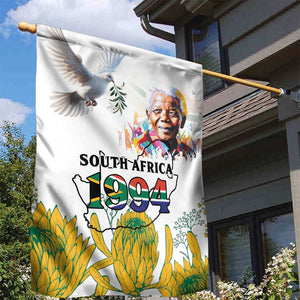 Afro South Africa Freedom Day Garden Flag Nelson Mandela