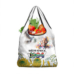 Afro South Africa Freedom Day Grocery Bag Nelson Mandela