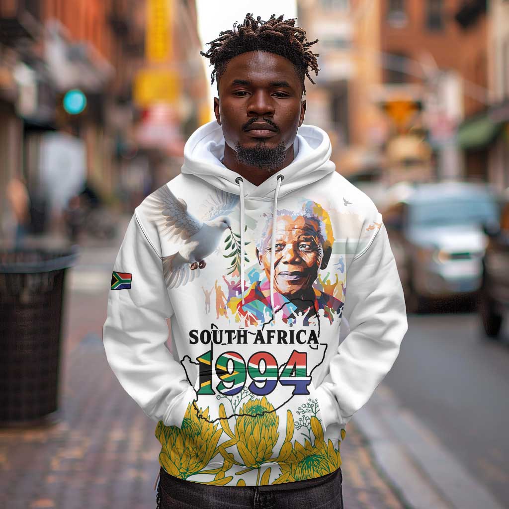 Afro South Africa Freedom Day Hoodie Nelson Mandela