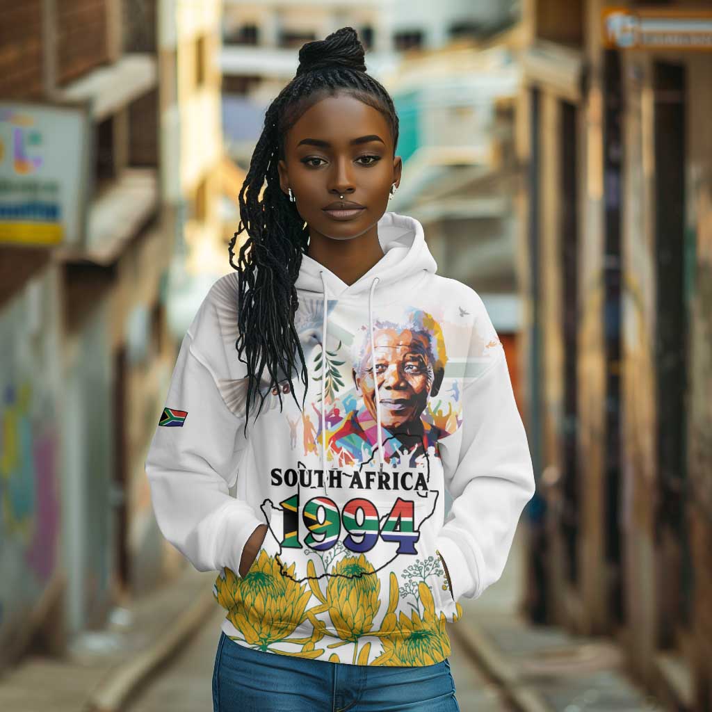 Afro South Africa Freedom Day Hoodie Nelson Mandela