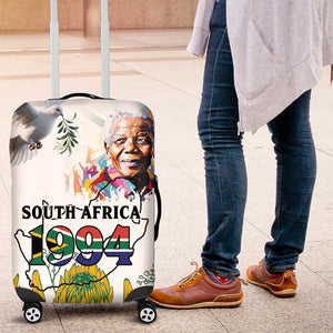 Afro South Africa Freedom Day Luggage Cover Nelson Mandela