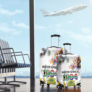 Afro South Africa Freedom Day Luggage Cover Nelson Mandela