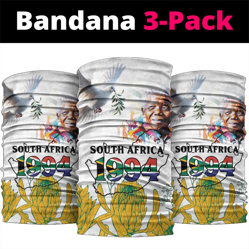 Afro South Africa Freedom Day Neck Gaiter Nelson Mandela LT15