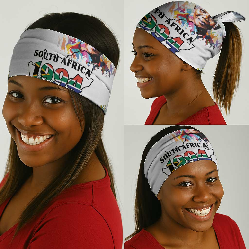 Afro South Africa Freedom Day Neck Gaiter Nelson Mandela LT15