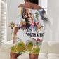 Afro South Africa Freedom Day Off Shoulder Short Dress Nelson Mandela
