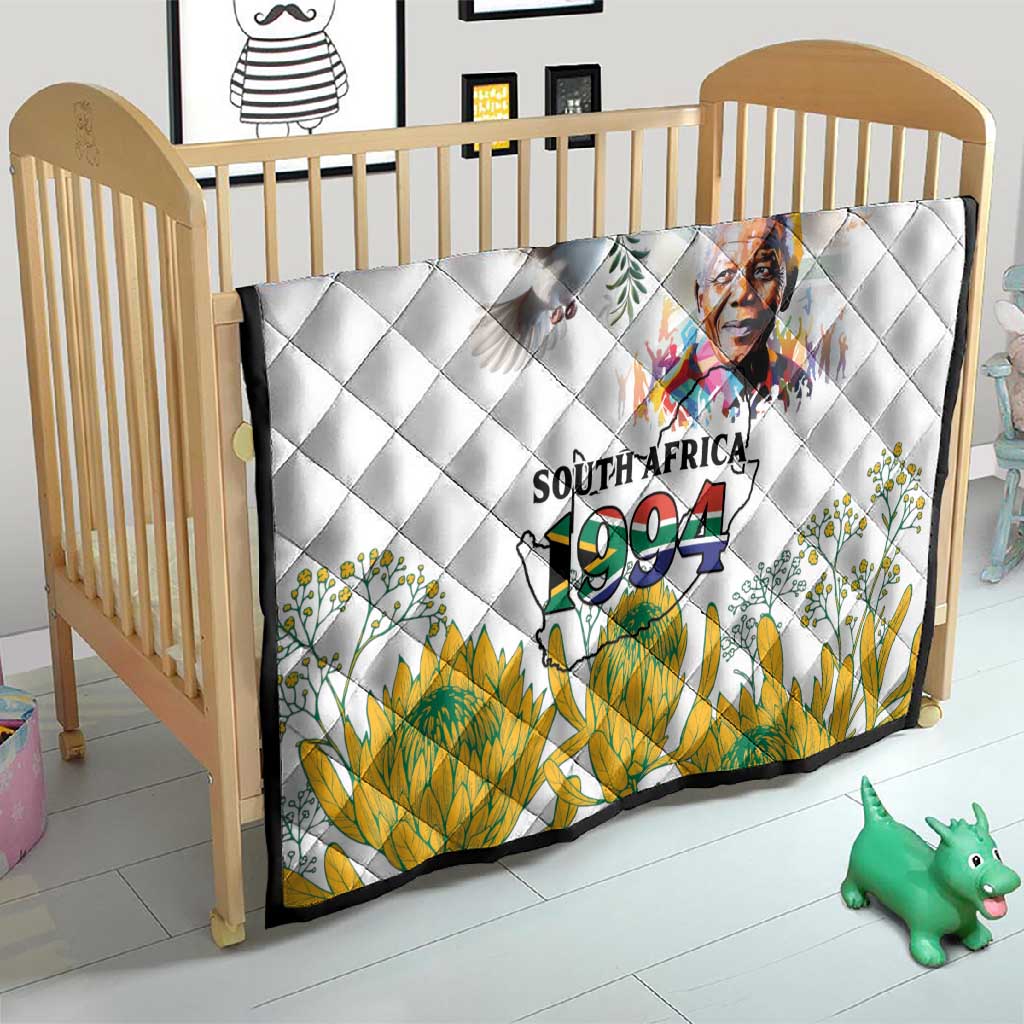 Afro South Africa Freedom Day Quilt Nelson Mandela