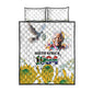 Afro South Africa Freedom Day Quilt Bed Set Nelson Mandela