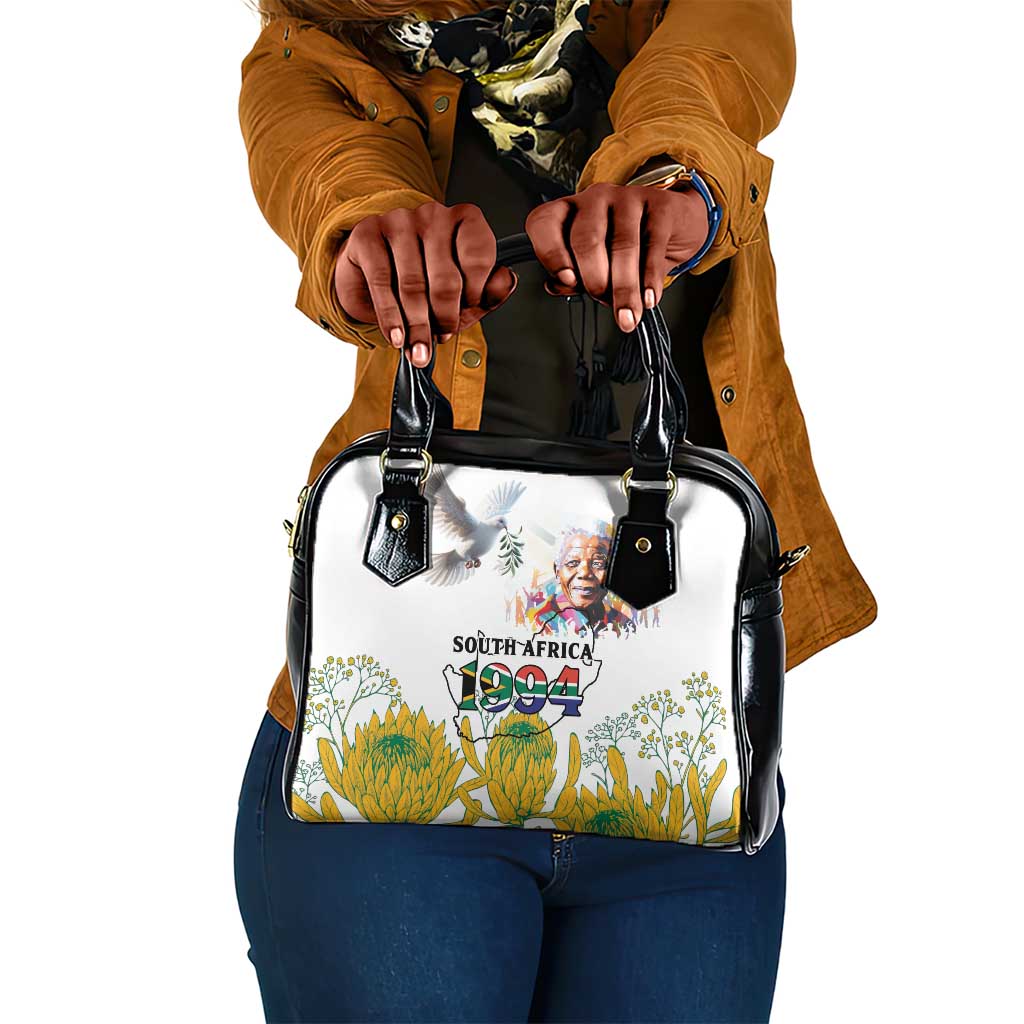 Afro South Africa Freedom Day Shoulder Handbag Nelson Mandela