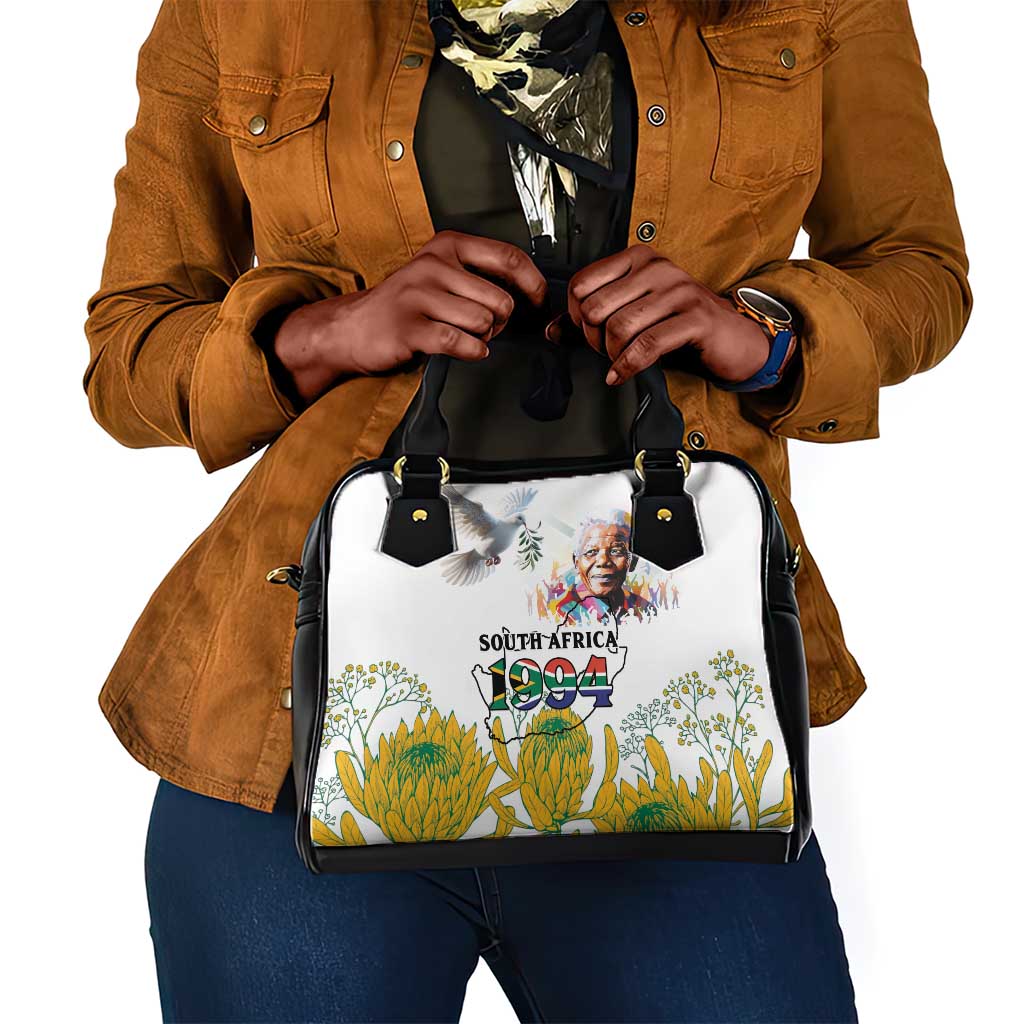 Afro South Africa Freedom Day Shoulder Handbag Nelson Mandela