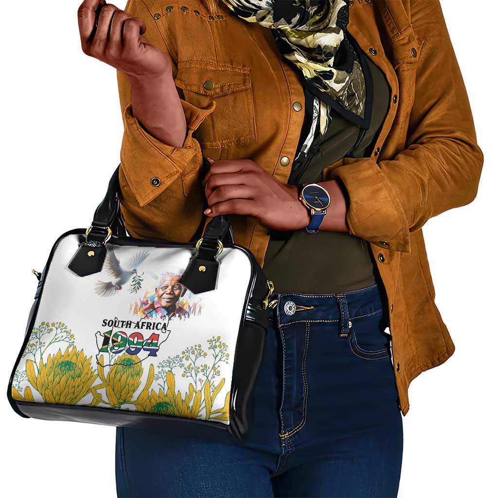 Afro South Africa Freedom Day Shoulder Handbag Nelson Mandela