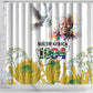 Afro South Africa Freedom Day Shower Curtain Nelson Mandela