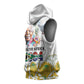 Afro South Africa Freedom Day Sleeveless Hoodie Nelson Mandela - African Pride