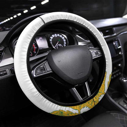 Afro South Africa Freedom Day Steering Wheel Cover Nelson Mandela