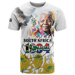 Afro South Africa Freedom Day T shirt Nelson Mandela
