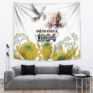 Afro South Africa Freedom Day Tapestry Nelson Mandela