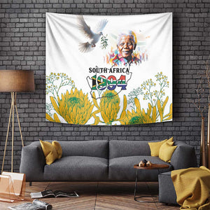 Afro South Africa Freedom Day Tapestry Nelson Mandela