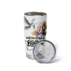 Afro South Africa Freedom Day Tumbler Cup Nelson Mandela