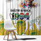 Afro South Africa Freedom Day Window Curtain Nelson Mandela