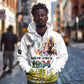 Afro South Africa Freedom Day Zip Hoodie Nelson Mandela