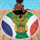 Personalised South Africa Beach Blanket Coat Of Arms Flag Style