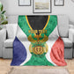 Personalised South Africa Blanket Coat Of Arms Flag Style