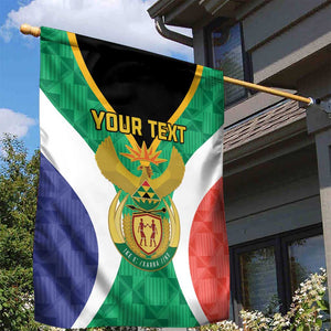 Personalised South Africa Garden Flag Coat Of Arms Flag Style