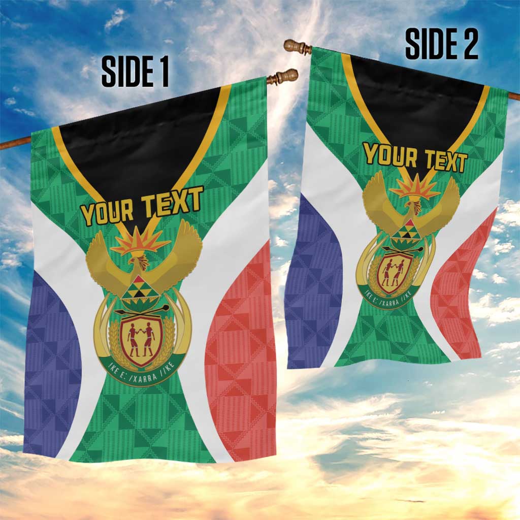 Personalised South Africa Garden Flag Coat Of Arms Flag Style
