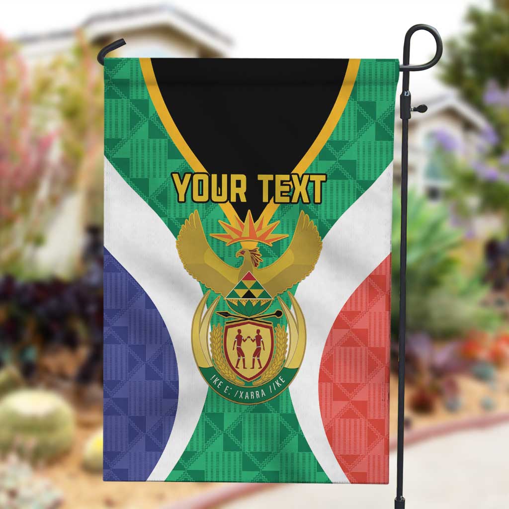 Personalised South Africa Garden Flag Coat Of Arms Flag Style