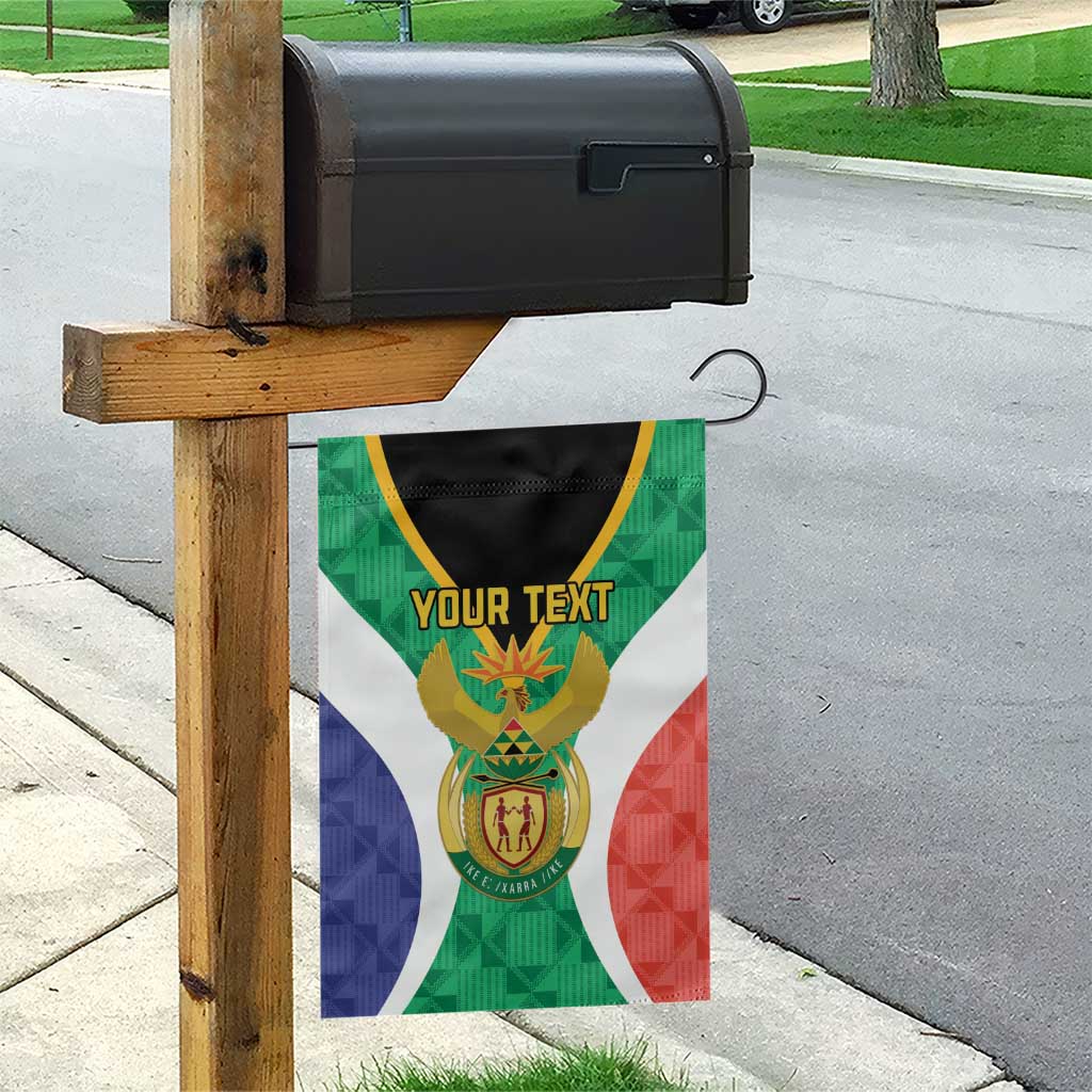 Personalised South Africa Garden Flag Coat Of Arms Flag Style