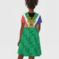 Personalised South Africa Kid Short Sleeve Dress Coat Of Arms Flag Style