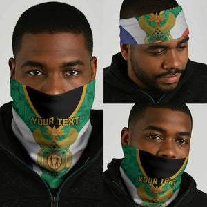 Personalised South Africa Neck Gaiter Coat Of Arms Flag Style LT15