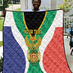 Personalised South Africa Quilt Coat Of Arms Flag Style