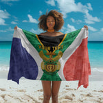 Personalised South Africa Sarong Coat Of Arms Flag Style