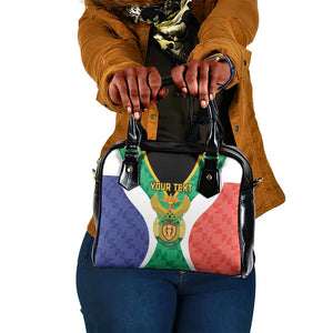 Personalised South Africa Shoulder Handbag Coat Of Arms Flag Style