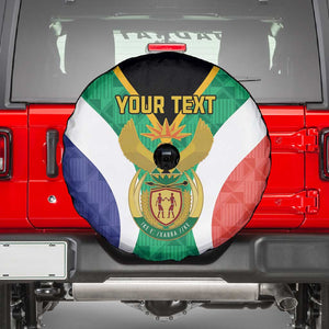 Personalised South Africa Spare Tire Cover Coat Of Arms Flag Style