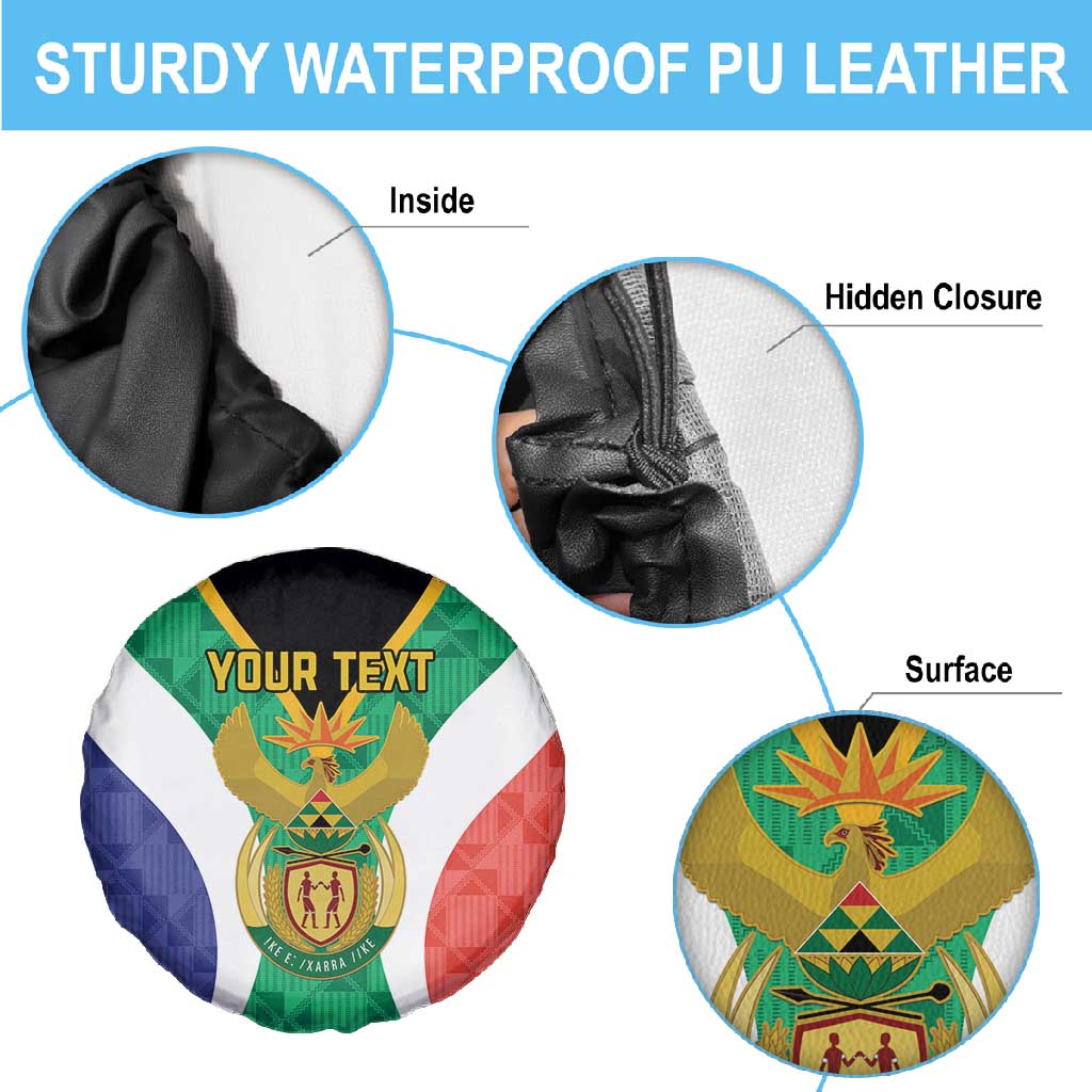 Personalised South Africa Spare Tire Cover Coat Of Arms Flag Style