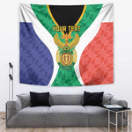 Personalised South Africa Tapestry Coat Of Arms Flag Style