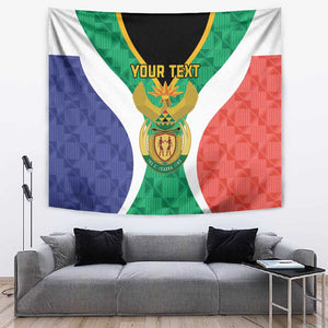 Personalised South Africa Tapestry Coat Of Arms Flag Style