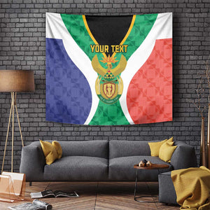 Personalised South Africa Tapestry Coat Of Arms Flag Style