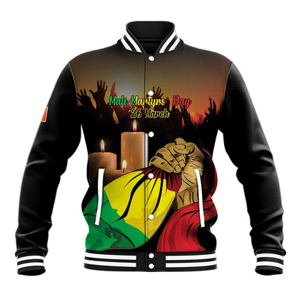 Personalised Proud Mali Martyrs Day In Memory Baseball Jacket