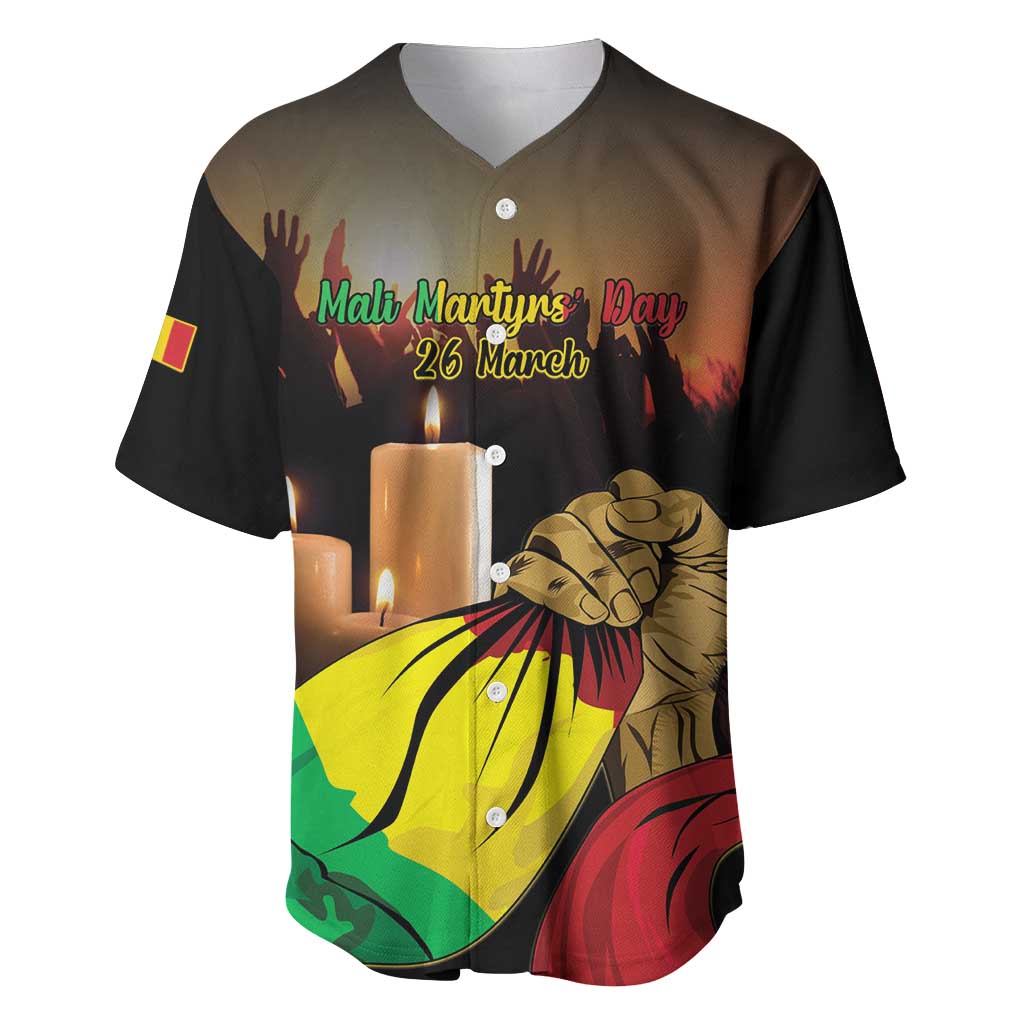 Personalised Proud Mali Martyrs Day In Memory Baseball Jersey