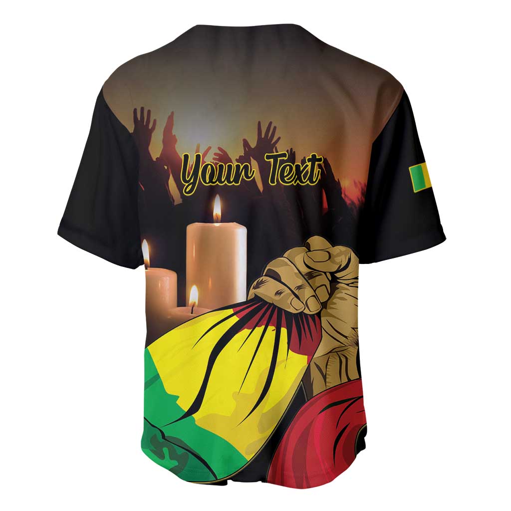 Personalised Proud Mali Martyrs Day In Memory Baseball Jersey