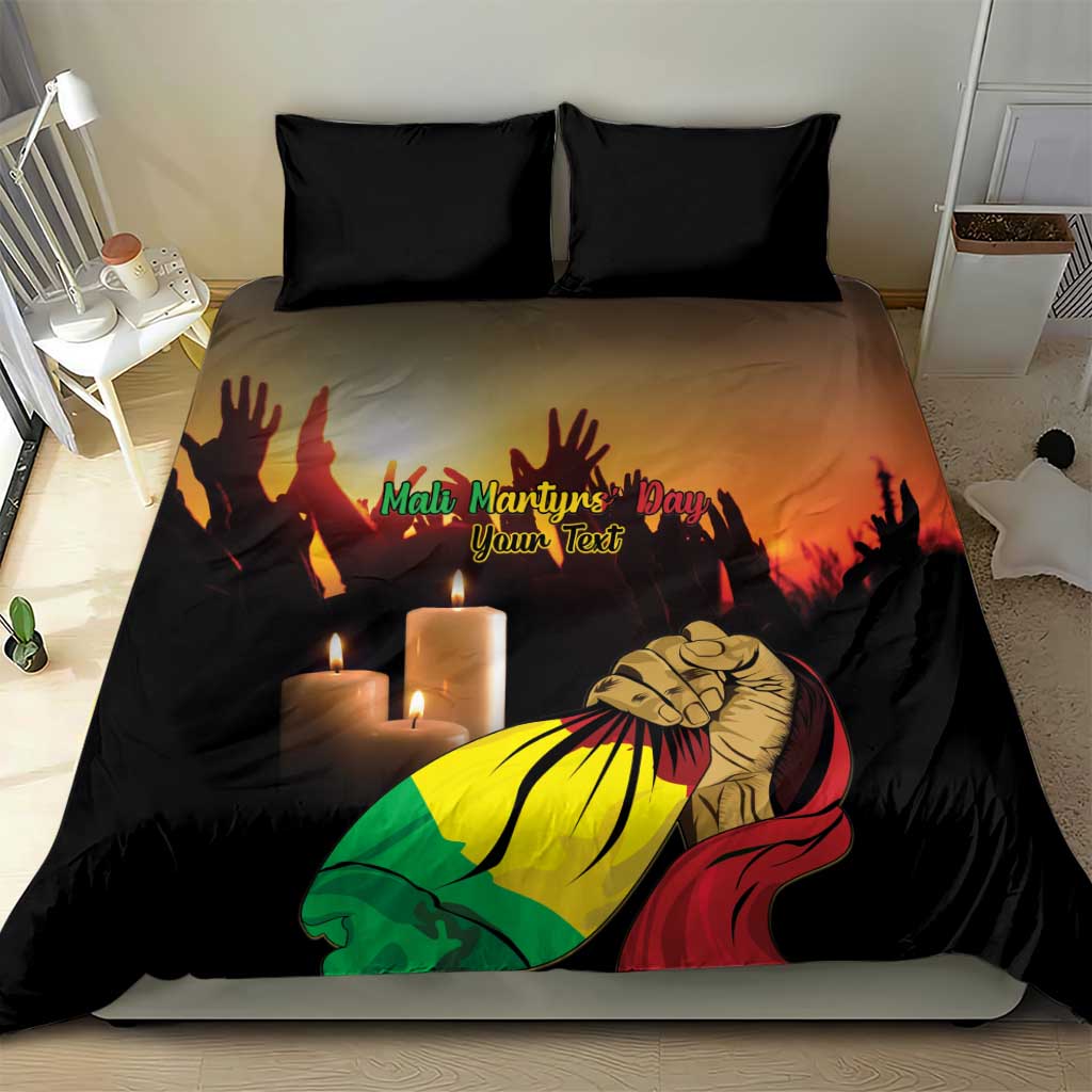 Personalised Proud Mali Martyrs Day In Memory Bedding Set