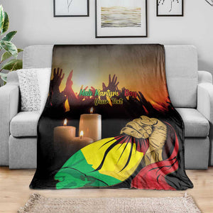 Personalised Proud Mali Martyrs Day In Memory Blanket