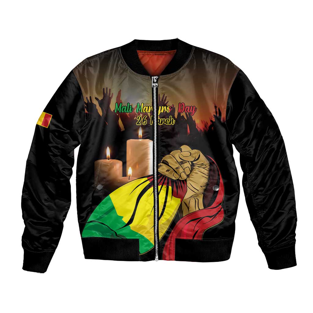 Personalised Proud Mali Martyrs Day In Memory Bomber Jacket
